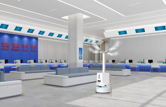 創(chuàng  )澤精英版霧化消毒機器人